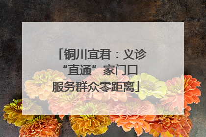 铜川宜君：义诊“直通”家门口 服务群众零距离